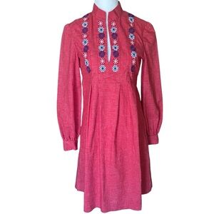 1960’s Handmade Boho Mod Mini-dress